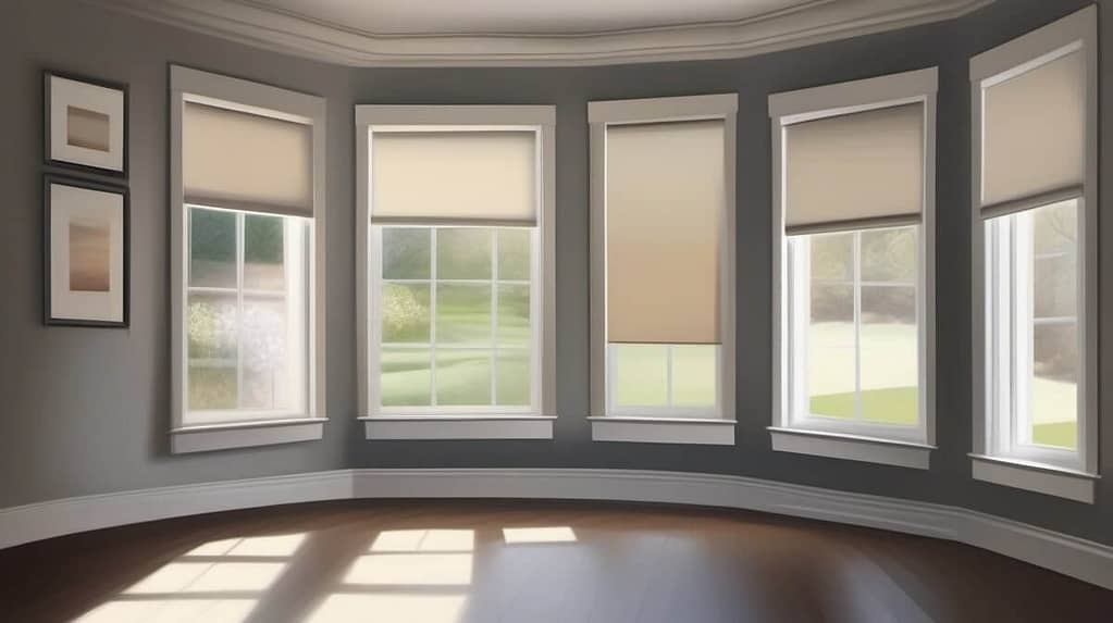 Dress a Bay Window Without Curtains
