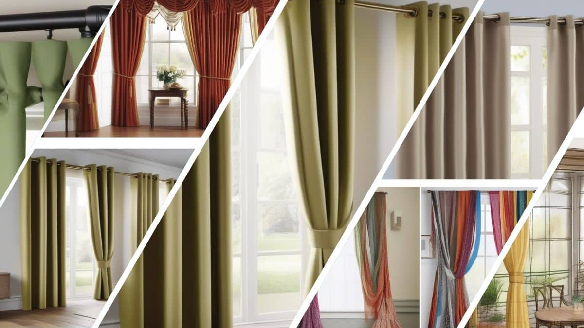 15 curtain hanging styles