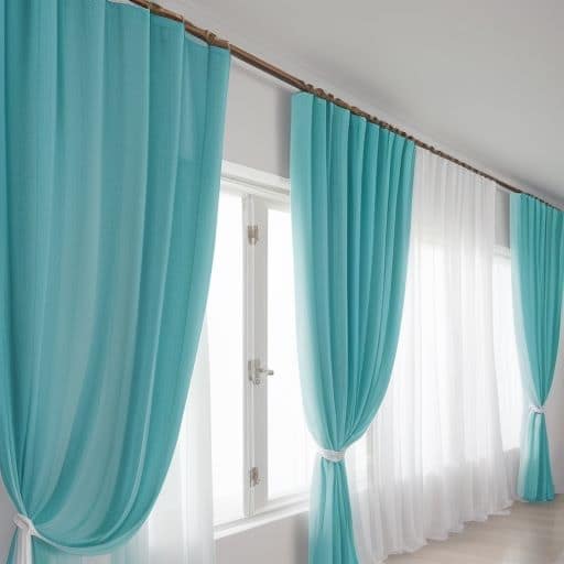 Curtain ideas for 3 windows side by side